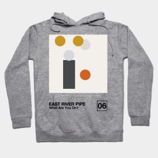 East River Pipe / Minimalist Graphic Artwork Poster Design Hoodie